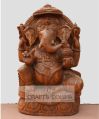 Sandstone Vastu Ganesha Sitting Statue