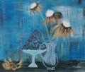 Blue Flowers Paintings-code No.027