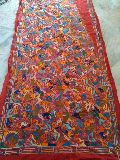 Multicolor Printed shantiniketan kantha stitch sarees