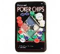 100 Pcs Tin Case Poker Chip Set