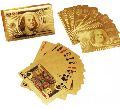24 karat gold plated playing cards