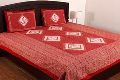 Jaipuri Cotton Double Bed Sheet With Pillow Cover