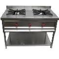 Stainless Steel Two Burner Range