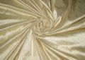 Golden poly dupion plain silk fabric