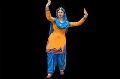 Punjabi Girl Dance FRP Fiber Glass Statue