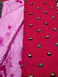 Satin shibori sarees with designer blouses