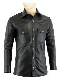 Leather Mens Shirt