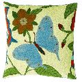 Chain Stitched Floral Cushion Cover 02