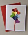 Kraft Paper Multishape Multicolor handmade greeting cards