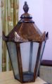 Hexagonal Copper Lamp