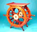 Wooden Shipwheel Table