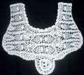 Handmade crochet lace neck