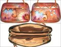75HP Abstract Hand Painted Leather Handbags
