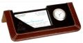 Visiting Card Holder with Clock