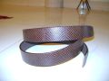 Semi casual leather belt