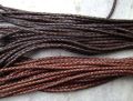 8.0mm 3 Flat Ply Leather Braided Cord