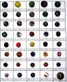 Millefiori Glass Beads - (mgb - 04)