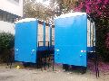 FRP Rectangular Square Blue Brown Cream White Non Polished Polished Mobile Toilet Van