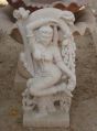 Sandstone Dancing Lady Statue