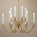 ARMS BRASS CHANDELIERS FOR LIVING ROOM