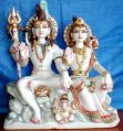 Marble Shiv Parivar Statues - 05