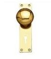 Brass Victorian Knob Lock Ad-1167