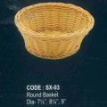 Wooden Round Baskets
