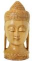 Wooden Buddha Head