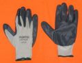 Grey Nitrile Coated Hand Gloves