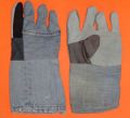 Jeans Leather Hand Gloves