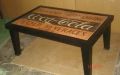 Iron Wooden Industrial Coffee Table