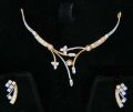 Gold Diamond Necklaces-JV20