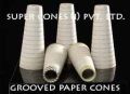 Grooved Paper Cones
